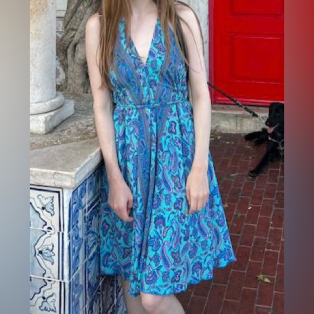 Silk dress from Spain (one size fits all)
